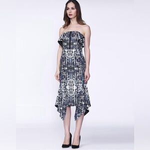 Wolf & Badger Kaleidoscope Print Bustier Dress Size L NEVER WORN